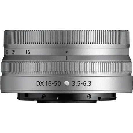 Nikon NIKKOR Z DX 16-50mm f/3.5-6.3 VR Lens (Silver) - BHM Store