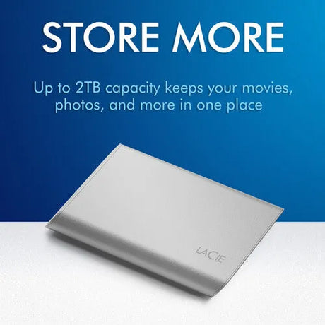 LaCie 2TB Portable USB 3.1 Gen 2 Type-C External SSD v2 - BHM Store