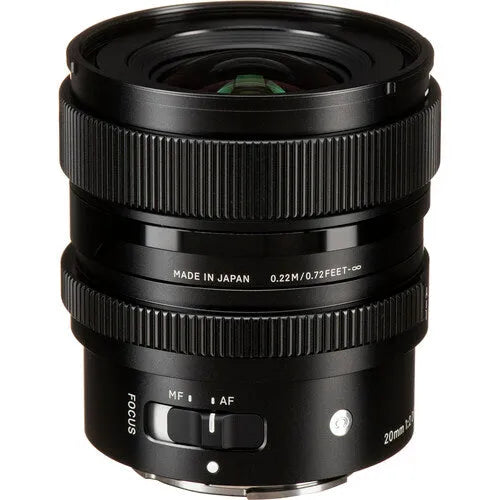 Sigma 20mm f/2 DG DN Contemporary Lens for Sony E - BHM Store