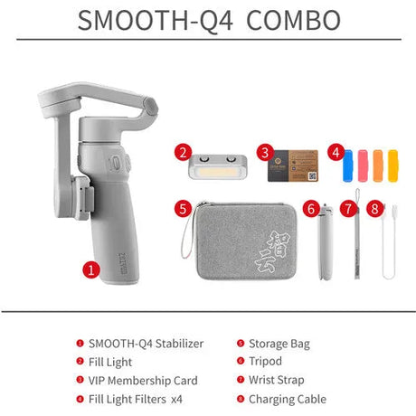 Zhiyun Smooth-Q4 Smartphone Gimbal Stabilizer Combo - BHM Store