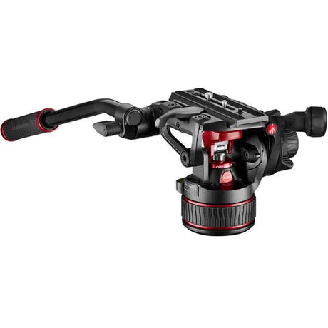 Manfrotto 608 Nitrotech Fluid Head with 645 FAST Twin Aluminum Tripod System and Bag - BHM Store