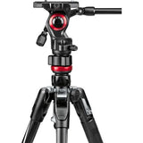 Manfrotto Befree Live Aluminum Video Tripod Kit with Twist Leg Locks - BHM Store