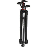 Manfrotto MK055XPRO3-3W Aluminum Tripod with 3-Way Pan/Tilt Head - BHM Store