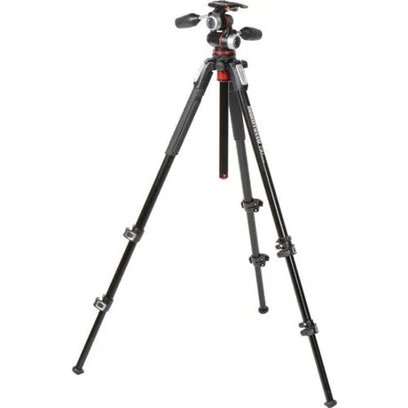 Manfrotto MK190XPRO3-3W Aluminum Tripod with 3-Way Pan/Tilt Head - BHM Store