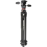 Manfrotto 290 Dual Aluminum Tripod with 3-Way Pan/Tilt Head - BHM Store