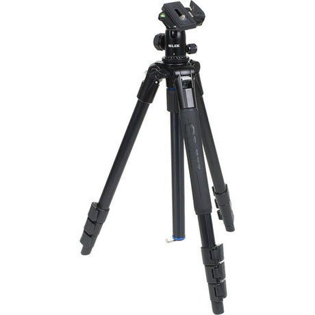 Slik Pro AL-324BH4 Tripod with SBH-400 Triple Action Ball Head (Matte Black) - BHM Store