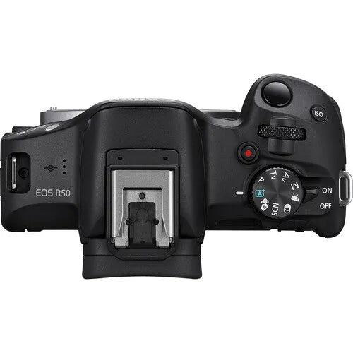 Canon EOS R50 Mirrorless Camera with 18-45mm Lens (Black) - BHM Store