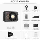 Zhiyun MOLUS X100 Bi-Color Pocket COB Monolight (Pro Kit) - BHM Store