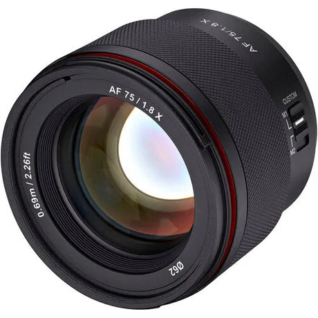 Samyang AF 75mm f/1.8 FE Lens (FUJIFILM X) - BHM Store