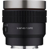 Samyang Cine V-AF 45mm T1.9 FE Lens (Sony E-Mount) - BHM Store