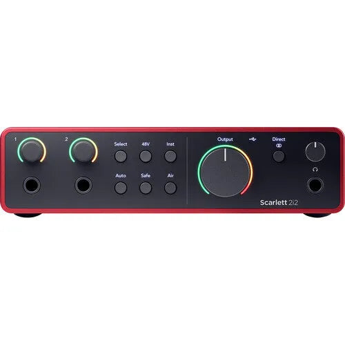 Focusrite Scarlett 2i2 USB-C Audio Interface (4th Generation) - BHM Store