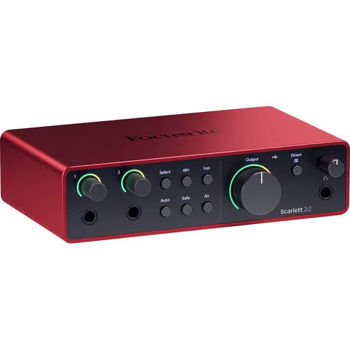 Focusrite Scarlett 2i2 Studio USB-C Audio Interface with Microphone and Headphones (4th Generation) - BHM Store