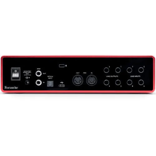 Focusrite Scarlett 18i8 USB-C Audio/MIDI Interface (3rd Generation) - BHM Store