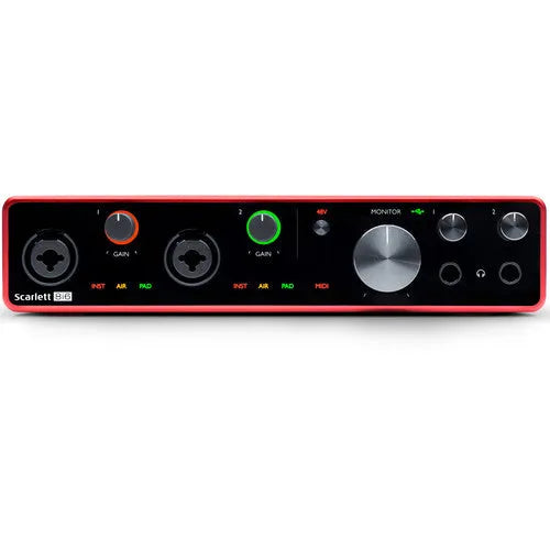 Focusrite Scarlett 8i6 8x6 USB Audio/MIDI Interface (3rd Generation) - BHM Store