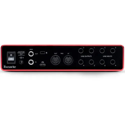 Focusrite Scarlett 8i6 8x6 USB Audio/MIDI Interface (3rd Generation) - BHM Store