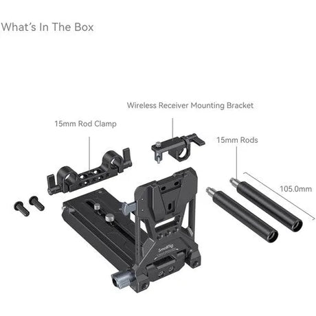 SmallRig V-Lock Battery Plate with 15mm LWS Base Kit for Small Cinema Cameras - BHM Store