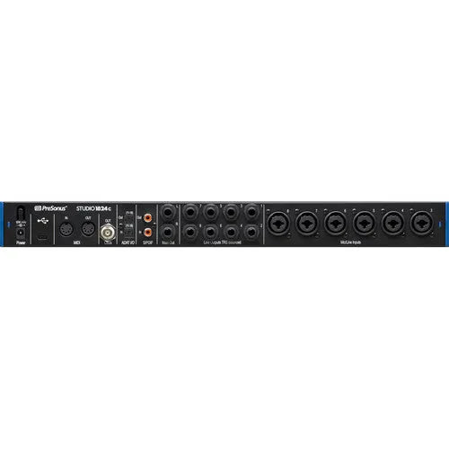 PreSonus Studio 1824c Rackmount 18x20 USB Type-C Audio/MIDI Interface - BHM Store