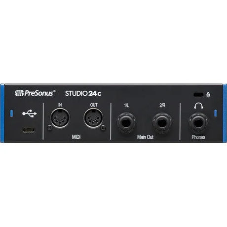 PreSonus Studio 24c Desktop 2x2 USB Type-C Audio/MIDI Interface - BHM Store