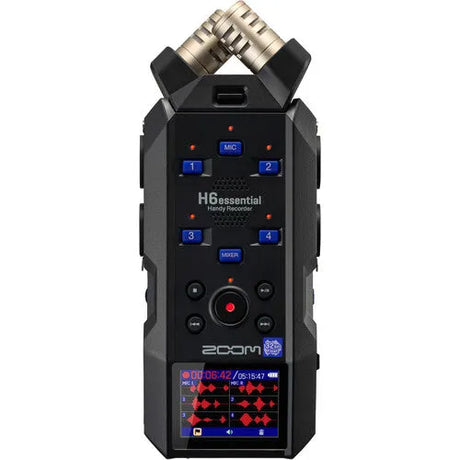 Zoom H6essential 6-Track 32-Bit Float Portable Audio Recorder - BHM Store