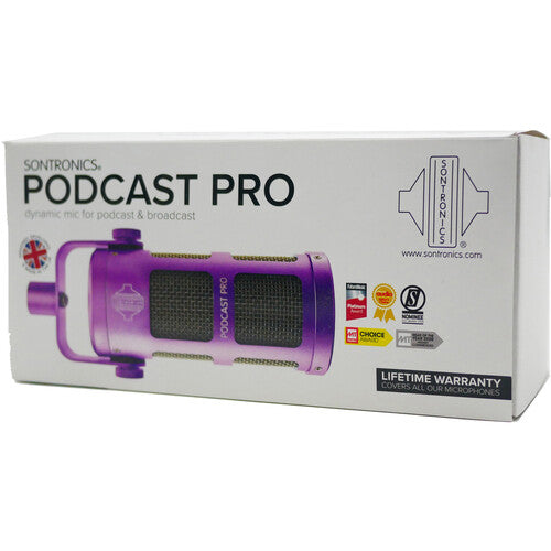 Sontronics PODCAST PRO Supercardioid Dynamic Broadcast Microphone