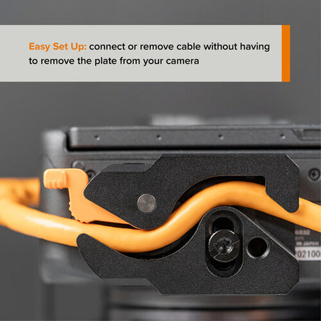 Tether Tools TetherGuard LeverLock & Cable Kit (High Visibility Orange) - BHM Store