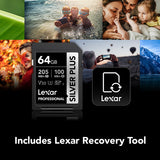 Lexar Professional SILVER PLUS UHS-I SDXC Memory Card