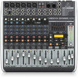 Behringer XENYX QX1222USB Premium Analog 16-Input Mixer with Multi-FX and USB/Audio Interface (Wireless Ready) - BHM Store