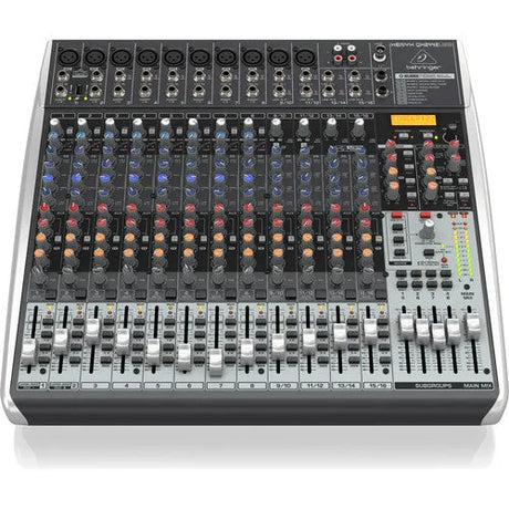 Behringer XENYX QX2442USB Premium Analog 24-Input Mixer with Multi-FX and USB/Audio Interface (Wireless Ready) - BHM Store