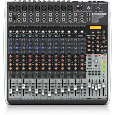 Behringer XENYX QX2442USB Premium Analog 24-Input Mixer with Multi-FX and USB/Audio Interface (Wireless Ready) - BHM Store