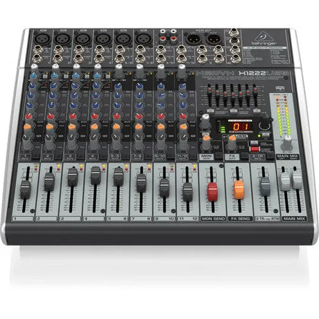 Behringer XENYX X1222USB Premium Analog 16-Input Mixer with Multi-FX and USB/Audio Interface - BHM Store