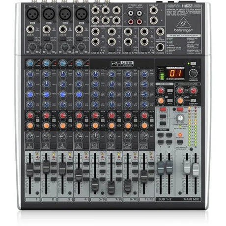 Behringer XENYX X1622USB Premium Analog 16-Input Mixer with Digital FX and USB Audio Interface - BHM Store