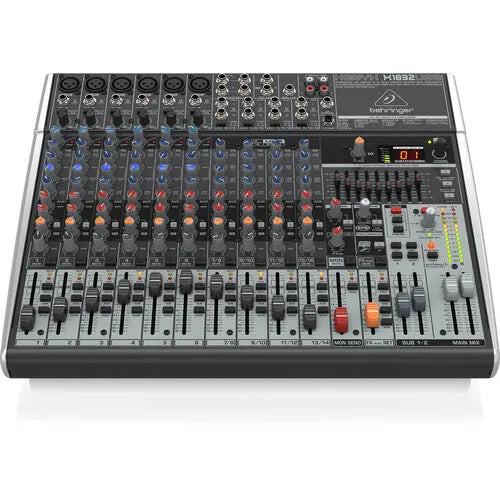 Behringer XENYX X1832USB Premium Analog 18-Input Mixer with Multi-FX and USB Audio Interface - BHM Store