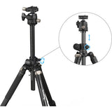 SmallRig CT200 Lateral Center Column Aluminum Tripod with Ball Head