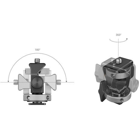SmallRig Swivel and Tilt Adjustable Monitor Mount with Cold Shoe Mount