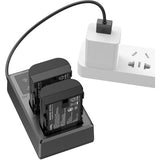 SmallRig LP-E6NH Kit with 2 Batteries and 2-Bay USB Charger