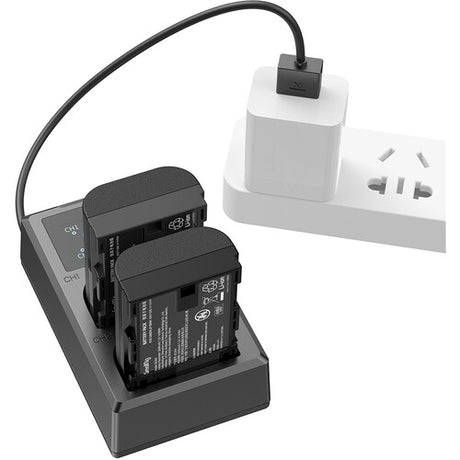 SmallRig LP-E6NH Kit with 2 Batteries and 2-Bay USB Charger