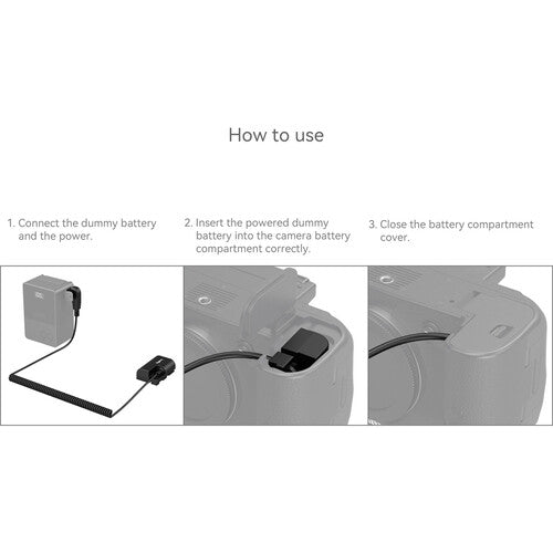 SmallRig D-Tap to Canon LP-E6NH Dummy Battery Power Cable
