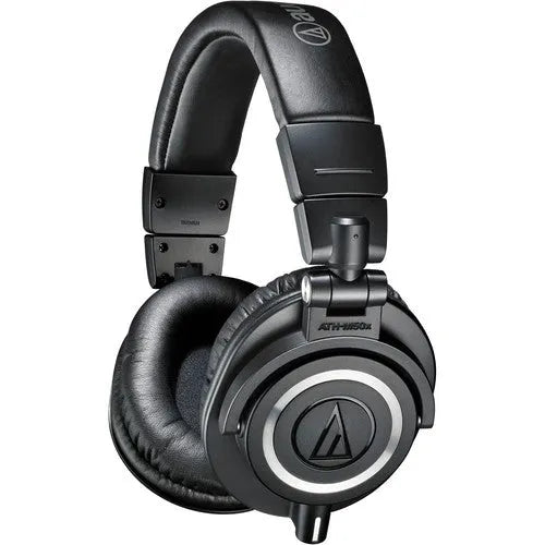 Audio-Technica ATH-M50x Closed-Back Monitor Headphones (Black)