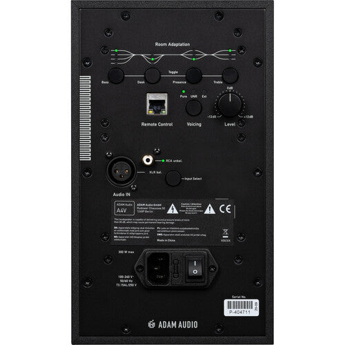 Adam Audio A4V 130W 4" Active 2-Way Nearfield Studio Monitor (Single, Black)