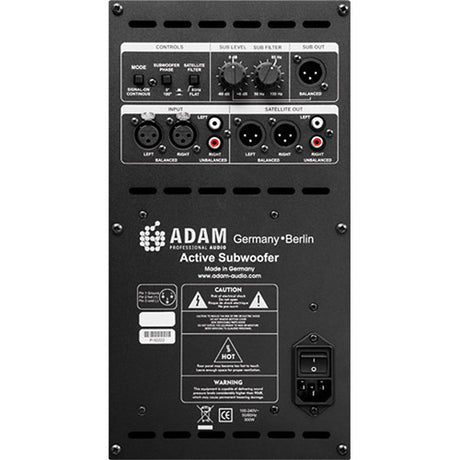 Adam Audio Sub2100 - 1000W 21" Front-Firing Active Subwoofer