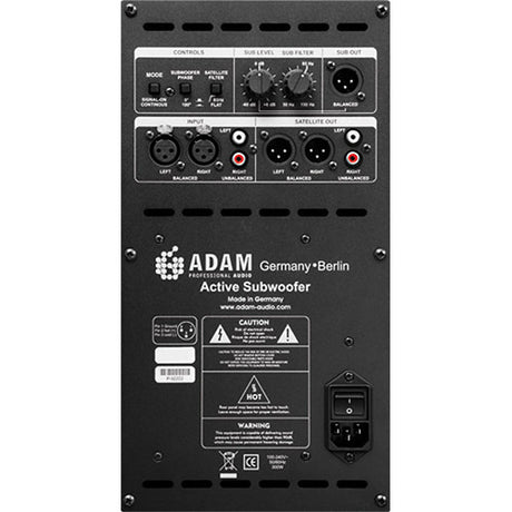 Adam Audio Sub10 MK2 - 200W 10" Active Subwoofer