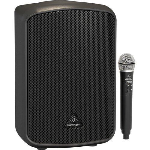 Behringer Europort MPA200BT Battery-Powered 8" PA Speaker with Handheld Wireless System and Bluetooth Control/Audio