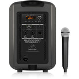 Behringer Europort MPA200BT Battery-Powered 8" PA Speaker with Handheld Wireless System and Bluetooth Control/Audio