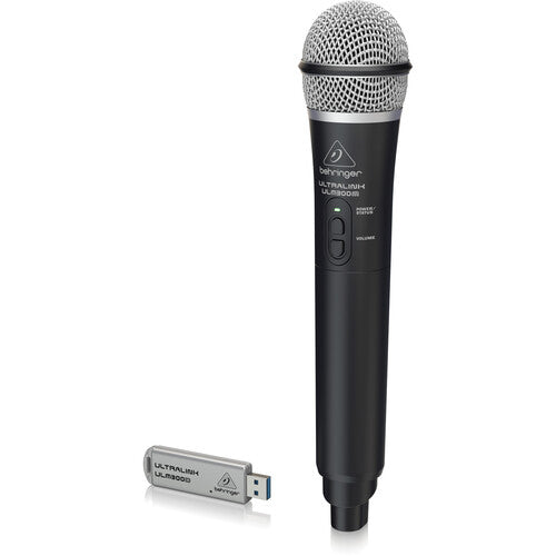 Behringer ULM300USB Ultralink Digital Wireless Handheld Microphone System with USB Receiver (2.4 GHz)