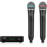 Behringer ULM302MIC Ultralink 2-Person Digital Wireless System with 2 Handheld Microphones (2.4 GHz)