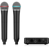 Behringer ULM302MIC Ultralink 2-Person Digital Wireless System with 2 Handheld Microphones (2.4 GHz)