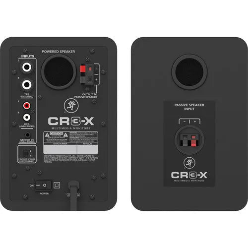 Mackie CR3-X Creative Reference Series Powered 3" Multimedia Monitors (Pair, Black)