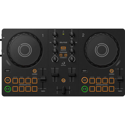 Pioneer DJ DDJ-FLX2 DJ Controller for rekordbox, Serato DJ Lite, and djay