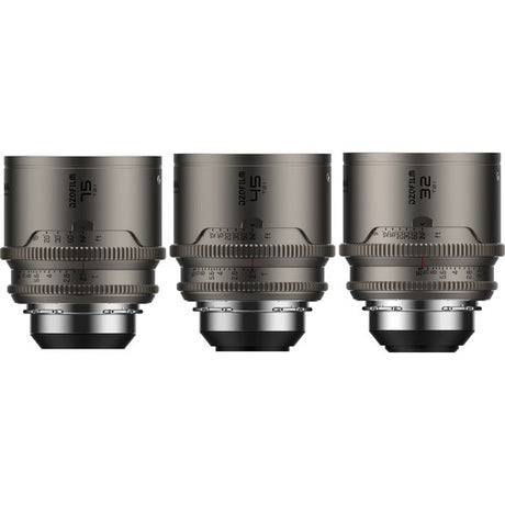 DZOFilm Arcana Anamorphic Prime 3-Lens Kit (ARRI PL, Titanium)