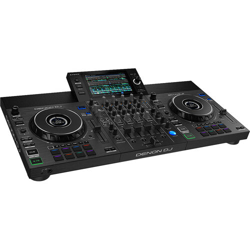 Denon DJ SC LIVE 4 Standalone 4-Deck DJ System with 7" Touchscreen, Built-In Speakers, and Wi-Fi